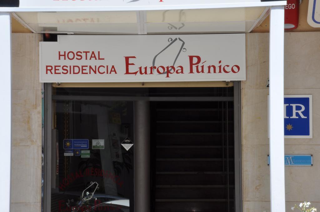 Hostal Residencia Europa Punico İbiza Kenti Dış mekan fotoğraf